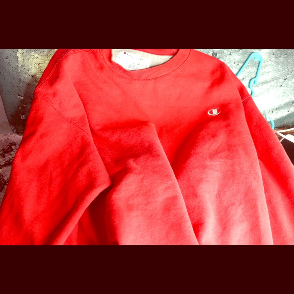 Champion Red Crewneck